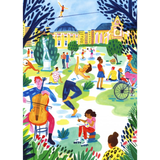 Puzzle Jardin Public - 1000 pièces | Fleux | 3