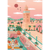 Puzzle Koutoubia Mosqué Morocco - 1000 pièces | Fleux | 3