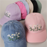 Casquette baseball - Daisy Bloom Denim | Fleux | 4