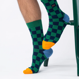Chaussettes Coton Peigné - Carreaux Bakou | Fleux | 5