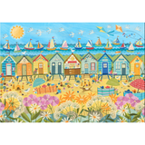 Puzzle Cabines de Plage - 1000 pièces | Fleux | 3