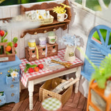 DIY Miniature House Kit Dreamy Garden House | Fleux | 9