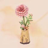 Puzzle 3D - Pink Dahlia | Fleux | 6