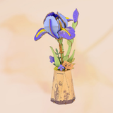 Puzzle 3D - Purple Iris | Fleux | 6