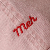 Casquette Baseball Brodée Meh - Smoke Pink | Fleux | 3