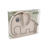 Assiette en silicone - Éléphant | Fleux | 4