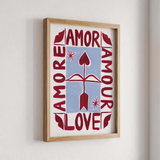 Affiche A3 Languages of Love | Fleux | 5