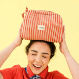 Trousse de Toilette - Stripe Brown | Fleux | 4