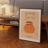 Affiche Roland-Garros 1981 - Eduardo Arroyo - 30 x 40 cm | Fleux | 7