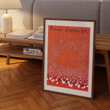 Affiche Roland-Garros 1984 - Gilles Aillaud - 30 x 40 cm | Fleux | 6
