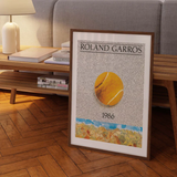 Affiche Roland-Garros 1986 - Jiri Kolar - 30 x 40 cm | Fleux | 7