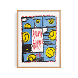 Affiche Roland-Garros 1988 - Pierre Alechinsky - 30 x 40 cm | Fleux | 4