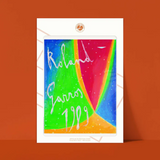 Affiche Roland-Garros 1989 - Nicola De Maria - 30 x 40 cm | Fleux | 5