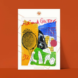 Affiche Roland-Garros 1992 - Jan Voss - 30 x 40 cm | Fleux | 5