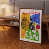 Affiche Roland-Garros 1992 - Jan Voss - 30 x 40 cm | Fleux | 6