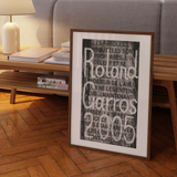Affiche Roland-Garros 2005 - Jaume Plensa - 30 x 40 cm | Fleux | 7