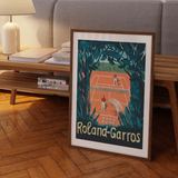 Affiche Roland-Garros 2020 - Pierre Seinturier - 30 x 40 cm | Fleux | 7
