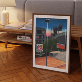 Affiche Roland-Garros 2021 - Jean Claracq - 30 x 40 cm | Fleux | 6