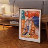 Affiche Roland-Garros 2022 - Louise Sartor - 30 x 40 cm | Fleux | 6
