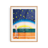 Affiche Roland-Garros 2023 - Maxime Verdier - 30 x 40 cm | Fleux | 4