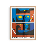 Affiche Roland-Garros 2025 - Marc-Antoine Mathieu - 30 x 40 cm | Fleux | 4