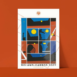 Affiche Roland-Garros 2025 - Marc-Antoine Mathieu - 30 x 40 cm | Fleux | 5