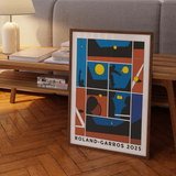 Affiche Roland-Garros 2025 - Marc-Antoine Mathieu - 30 x 40 cm | Fleux | 7