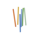 Set de 6 pailles Colorées en Verre Whistler | Fleux | 6