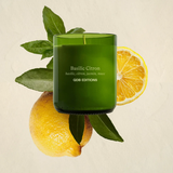 Bougie parfumée - Basilic Citron | Fleux | 9