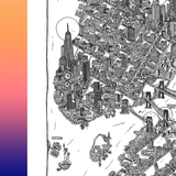 New York Map Poster | Fleux | 7