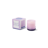 Bougie Stacked Lavender and Dark Purple - Violet Vanilla | Fleux | 22