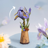 Puzzle 3D - Purple Iris | Fleux | 8