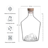 Carafe à spiritueux Topographique Mont Blanc | Fleux | 9