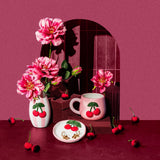 Mug Handpainted Cherry | Fleux | 5