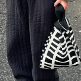 Sac Maille - Graphic Grid Noir | Fleux | 6