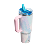 Gourde Quencher H2.0 - ProTour Flip Straw Tumbler - Sea Glass Plume 1,18L | Fleux | 6