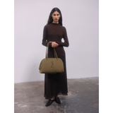 Sac Brooklyn Bag - Suede - Khaki | Fleux | 13
