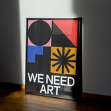 Affiche We Need Art - 50x70 cm | Fleux | 5