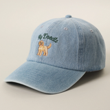 Casquette Baseball Denim Brodée - My Doodle | Fleux | 14