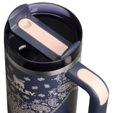 Gourde Quencher H2.0 - Blue Corn Paisley - 0.89L | Fleux | 5