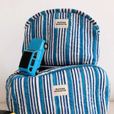 Trousse de Makeup - Stripe Bleu | Fleux | 5
