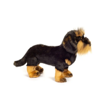 Peluche Teckel à poil dur debout | Fleux | 6