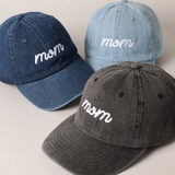 Casquette Brodée - Mom Denim Foncé | Fleux | 4