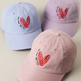 Casquette de baseball Brodée - I Love You Mama Bleu Saxo | Fleux | 5