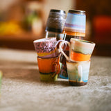 Set of 4 70's Retro Mugs | Fleux | 6