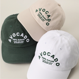 Casquette de baseball Brodée - Coton Avocado | Fleux | 6