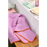 Plaid matelassé - Flower Purple/Orange | Fleux | 5