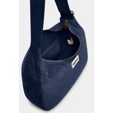 Sac hobo Claire - Velours Marine | Fleux | 8