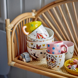 Tasse Nini en Grès - 7 cm x h 6 cm - Rose | Fleux | 5