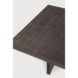 Table basse Grooves - Teck off Noir | Fleux | 19